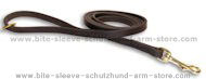 Fashion Leather Belt Leash - 1/2 inch wide leash for TRACKING