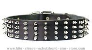 Protector Full Spiked 2 inch collar for police dogs