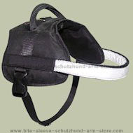 Service dog harness for police dogs w/h Velcro patches