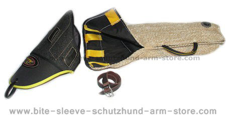 jute puppy sleeve with sholder