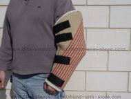 Dog hidden protection sleeve made of jute