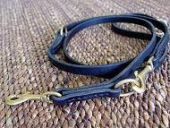 Leather dog leash for training, walking, tracking