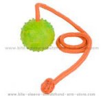 K9 Ball with Rope-Activity Dog Toy for police dogs