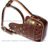 leather dog muzzles, agitation dog muzzles
