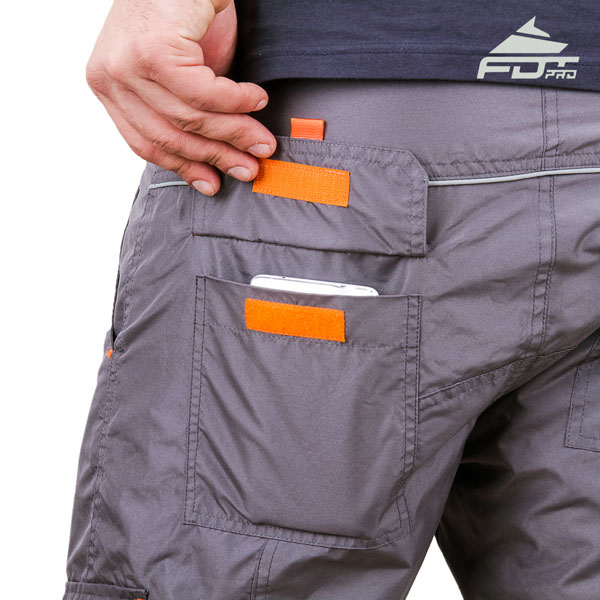 Comfortable Design FDT Professional Pants with Reliable Back Pockets for Dog Trainers