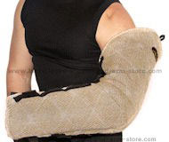 Dog hidden protection sleeve made of jute