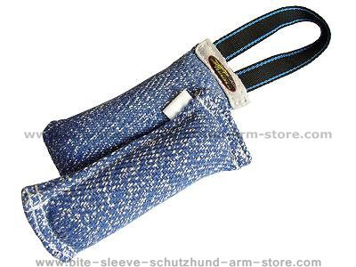 Great Synthetic-French Linen bite tug 8 inch x2-1/3 inch&handle